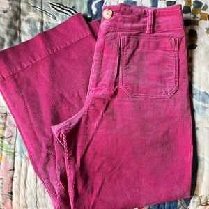 Anthropologie Colette Corduroy Wide Leg Pant